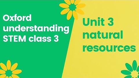 Oxford understanding STEM class 3 unit 6 Natural Resources book reading and Urdu hindi translation