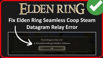 How To Fix Elden Ring Seamless Coop Steam Datagram Relay Error (2024)