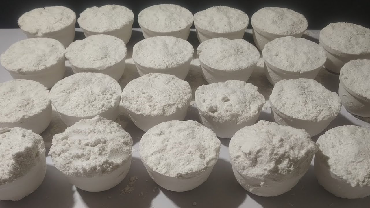 gym chalk & baking soda top with cornstarch oddly satisfying YouTube