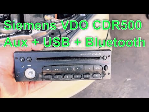 Доработка магнитолы Cdr500. Aux + USB + Bluetooth. В тачку для ЗСУ