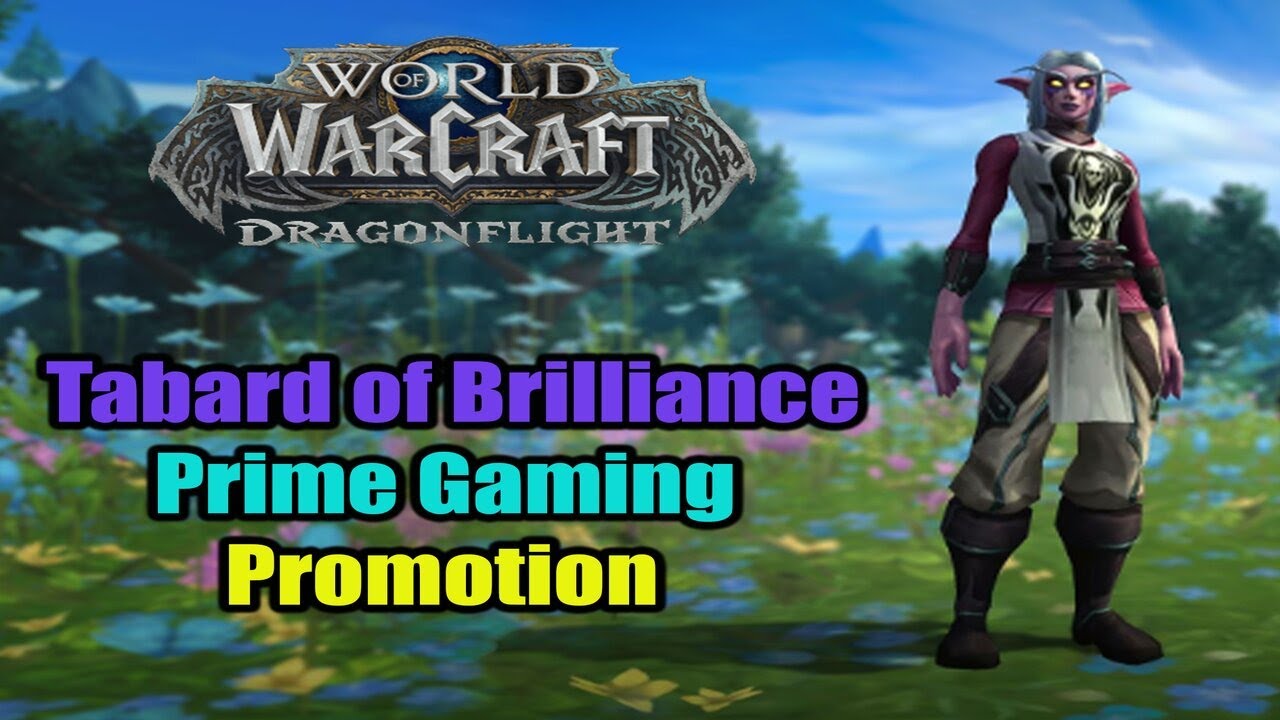 Prime Gaming Loot: Get the Tabard of Brilliance — World of