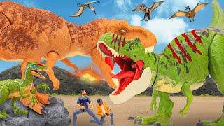Jurassic Park The Lost World | Tyrannosaurus Rex Bull | T-rex Chase 2024 | Dinosaur Films