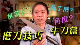 Basic Knife Sharpening Part 1Angle?, Pushing?, Segmentation?, Switching?