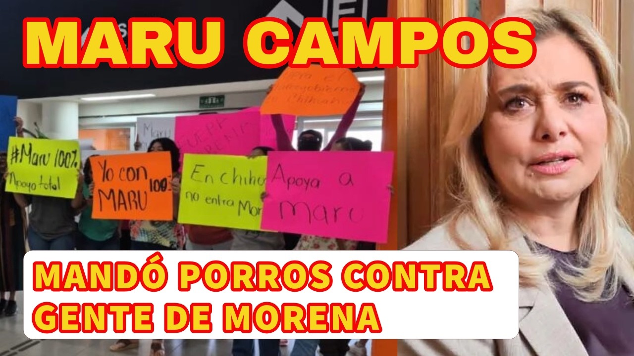 Así marcharon las ratas a favor de Maru Campos ¡El chayote para los chayoteros!