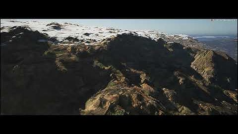 [UE4] Highlands of imagination  - Auto Landscape Material demo