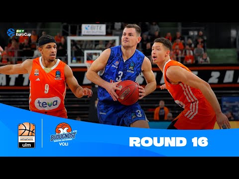 SULAIMON STOPS a huge comeback! | Ulm - Buducnost | R16 2024-25 BKT EuroCup HIGHLIGHTS