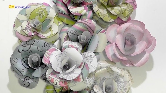 How to Make Book Page Paper Roses – With Love, Melissa