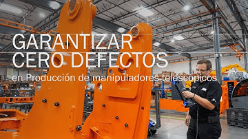 Cero defectos en la producción de manipuladores telescópicos con HandySCAN 3D|MAX