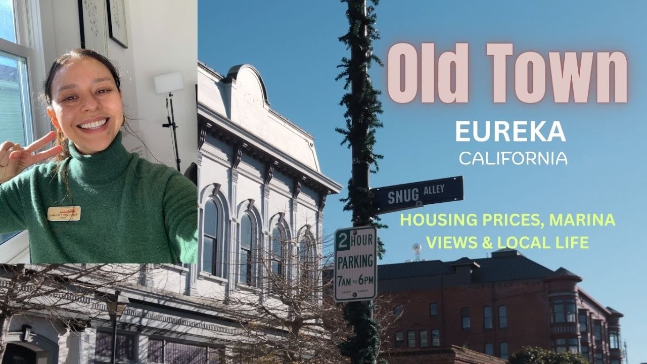 Cinematic Walk Through Old Town Eureka CA | Housing Prices, Marina Views & Local Life
