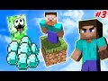 DIAMONDS & MY BAD LUCK IN ONE BLOCK MINECRAFT | ANDREOBEE