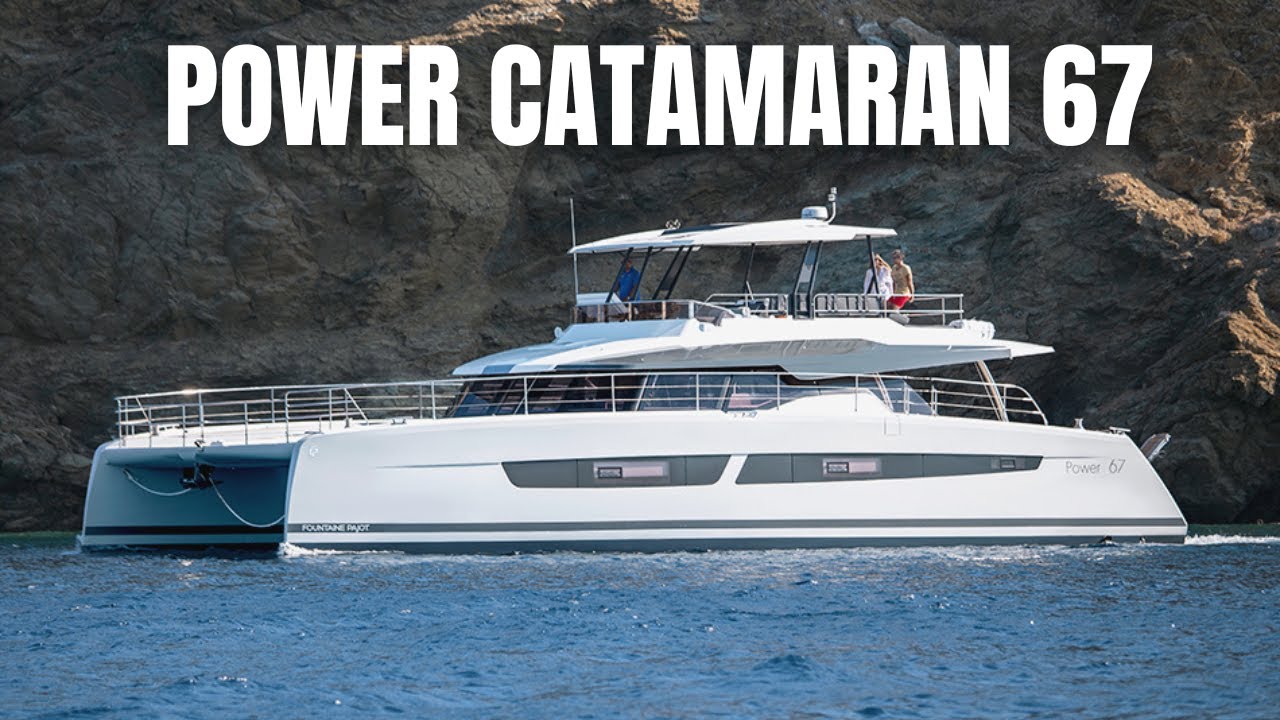 2023 Fontaine Pajot Power Catamaran 67 Tour | Boating Journey