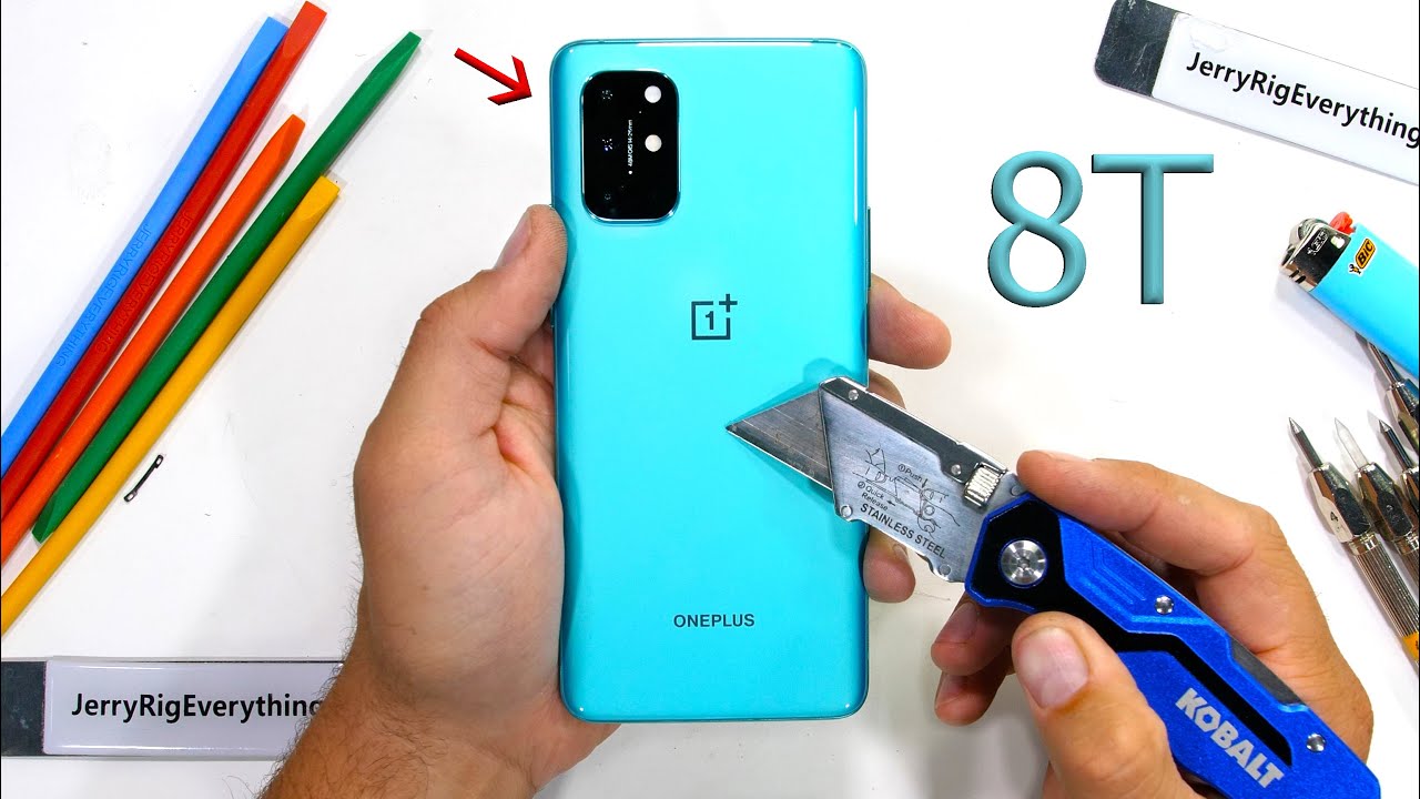 Блогер проверил новый OnePlus 8T на прочность. Легко ли его сломать? Дроп-тест OnePlus 8T. Фото.