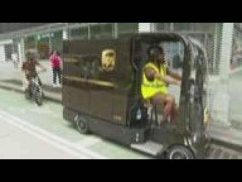 UPS tries battery-powered cycles for deliveries