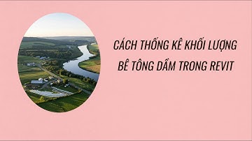 Tự Động Thống Kê Bê Tông Dầm Trong Revit – Tiết Kiệm Thời Gian Gấp 3 Lần!