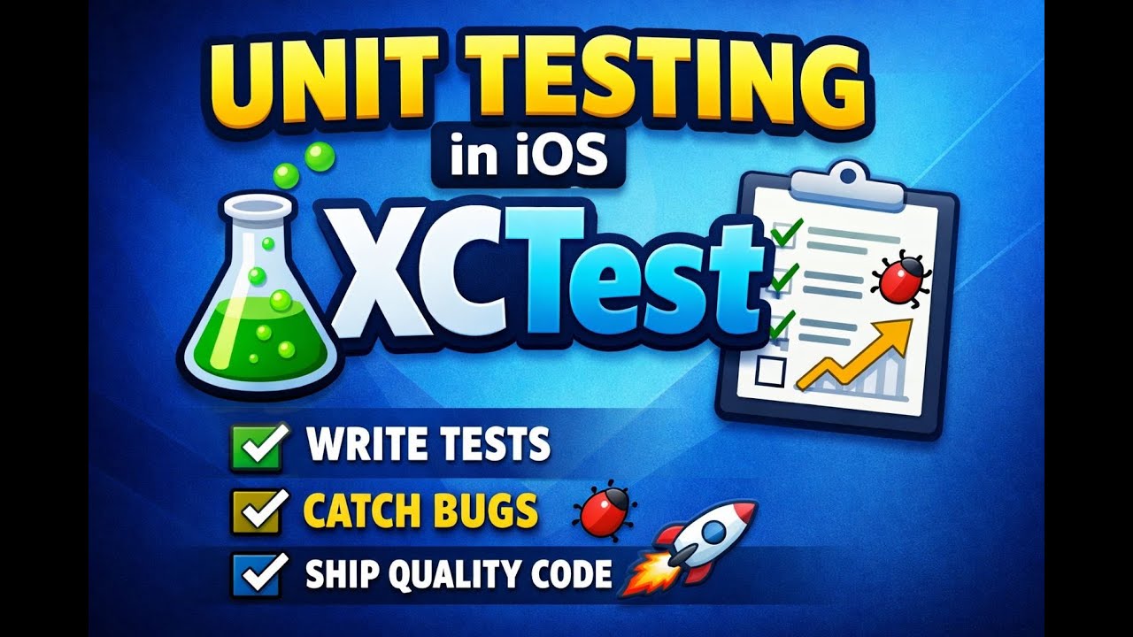 Unit Testing in iOS Using XCTest | SwiftUI & MVVM Explained - YouTube
