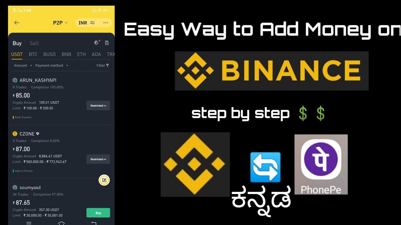 How To Deposit Money In Binance Add Money In Binance how To Use P2P how-to-deposit-money-in-binance-india-binance-p2p-inr-fast-easy