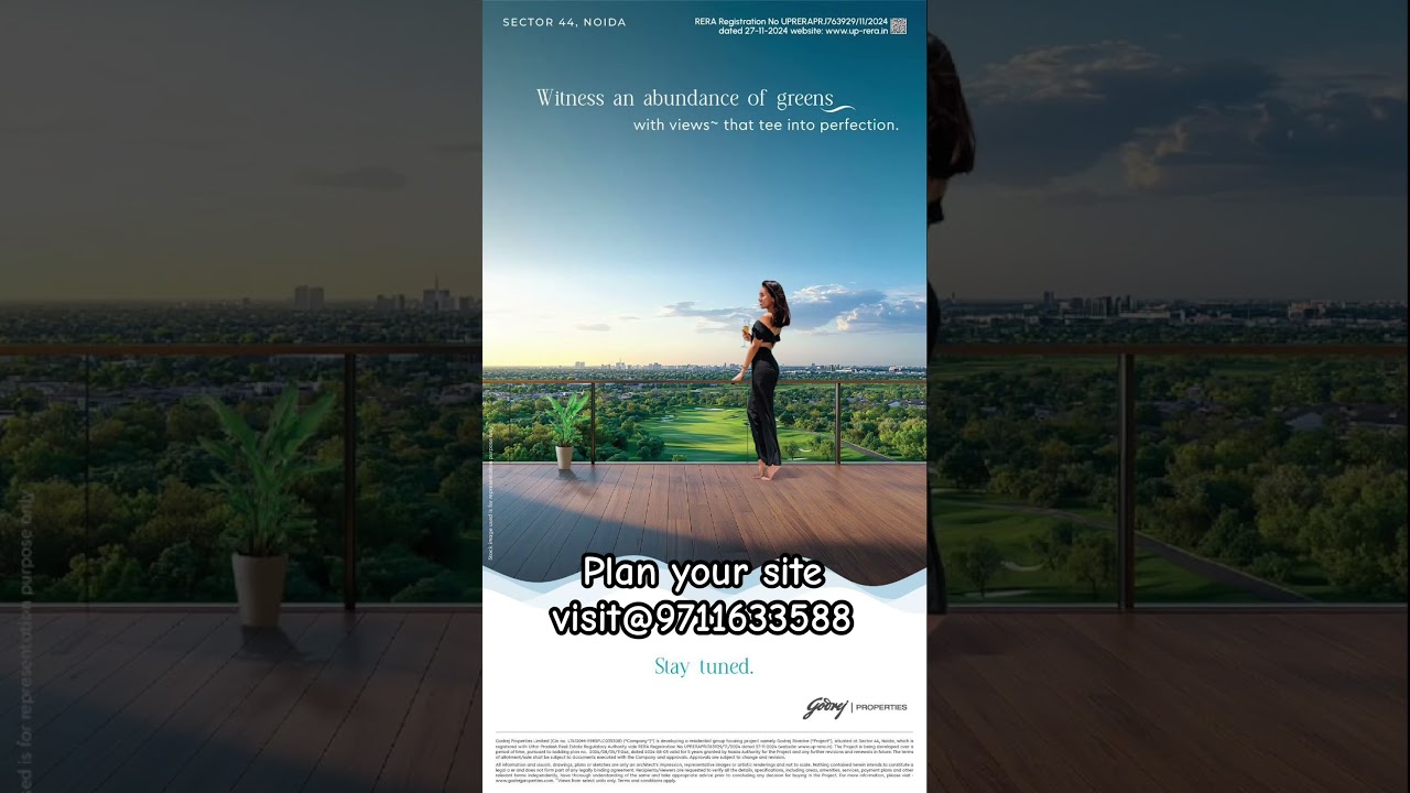 Godrej Riverine sector -44 Noida, Super Luxury Project  @Realtor_AnoopRajput