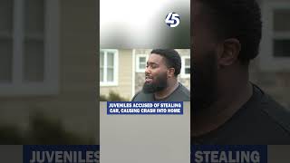 Juveniles accused of stealing car, causing crash into Anne Arundel County home