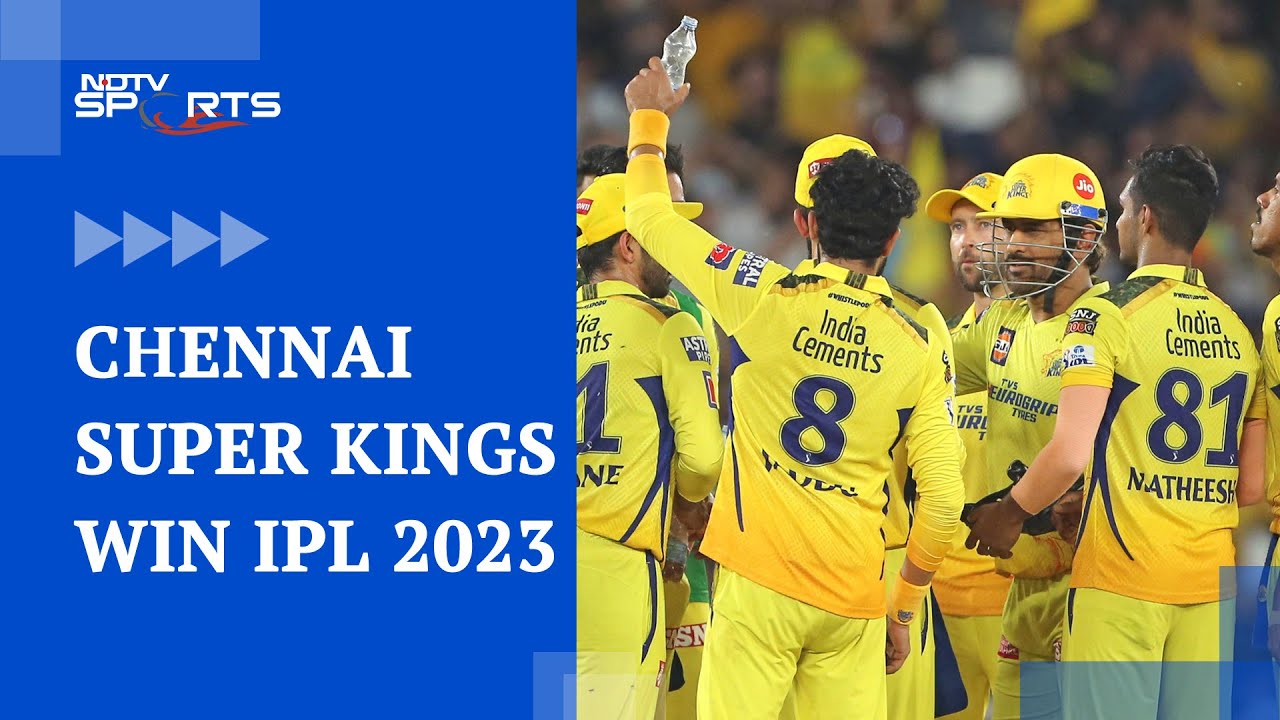 CSK vs GT IPL 2023 Final Highlights: CSK wins their fifth IPL title in last  ball thriller