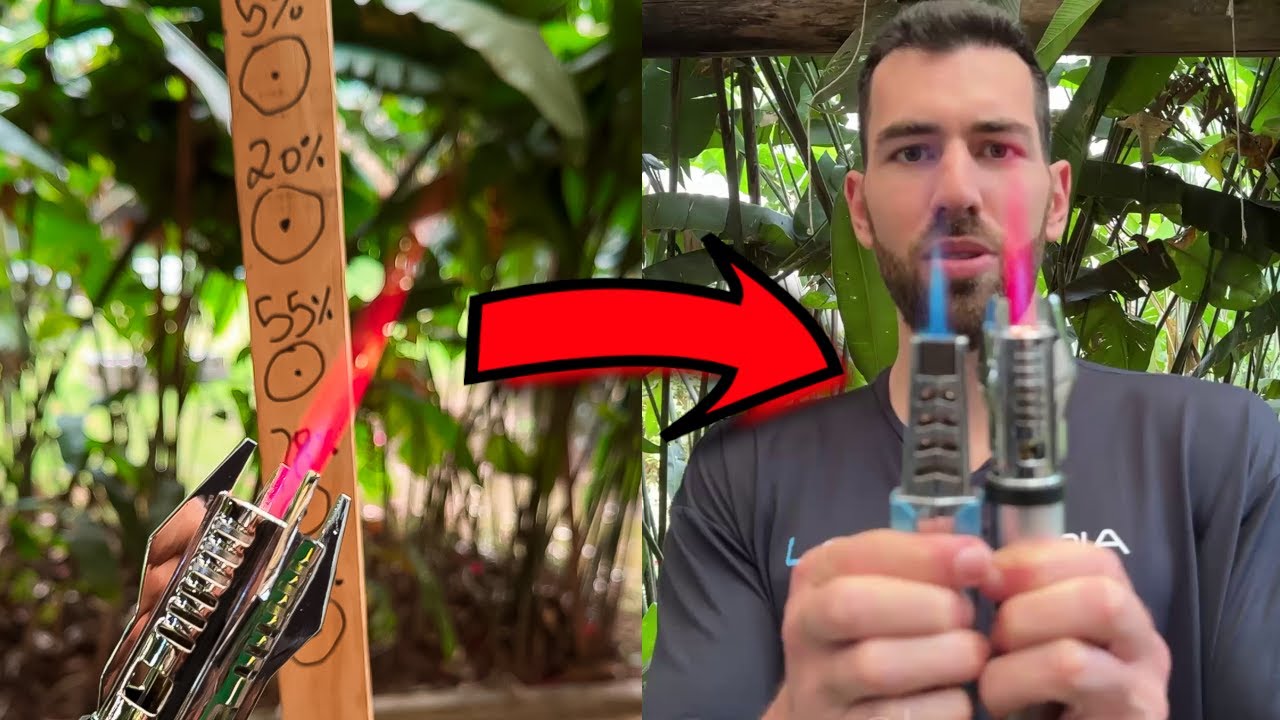 Testei o maçarico mais FORTE do mundo que parece um SABRE DE LUZ jedi! 🔥⚡