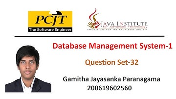 Data Base Task 32 | ER Diagram using MySQL Workbench | 1st Year | Java Institute | Gamitha