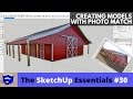 Creating a model from a photo with photomatch in sketchup  the sketchup essentials 30