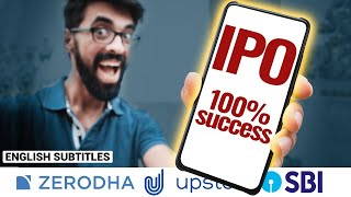 🟦How to apply for IPO | Zerodha, Upstox, SBI, ICICI, UPI