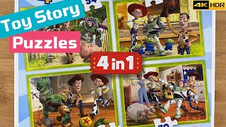 Download Lagu Toy Story Puzzles Time Lapse | 4 in 1 207 Pieces IN 4K! | ToyzMentor MP3