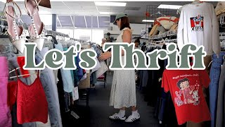 Come thrift with me for Summer! Kate Spade for $9! + try on thrift haul