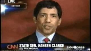 Senator Hansen Clarke Interview with CNN's Lou Dobbs
