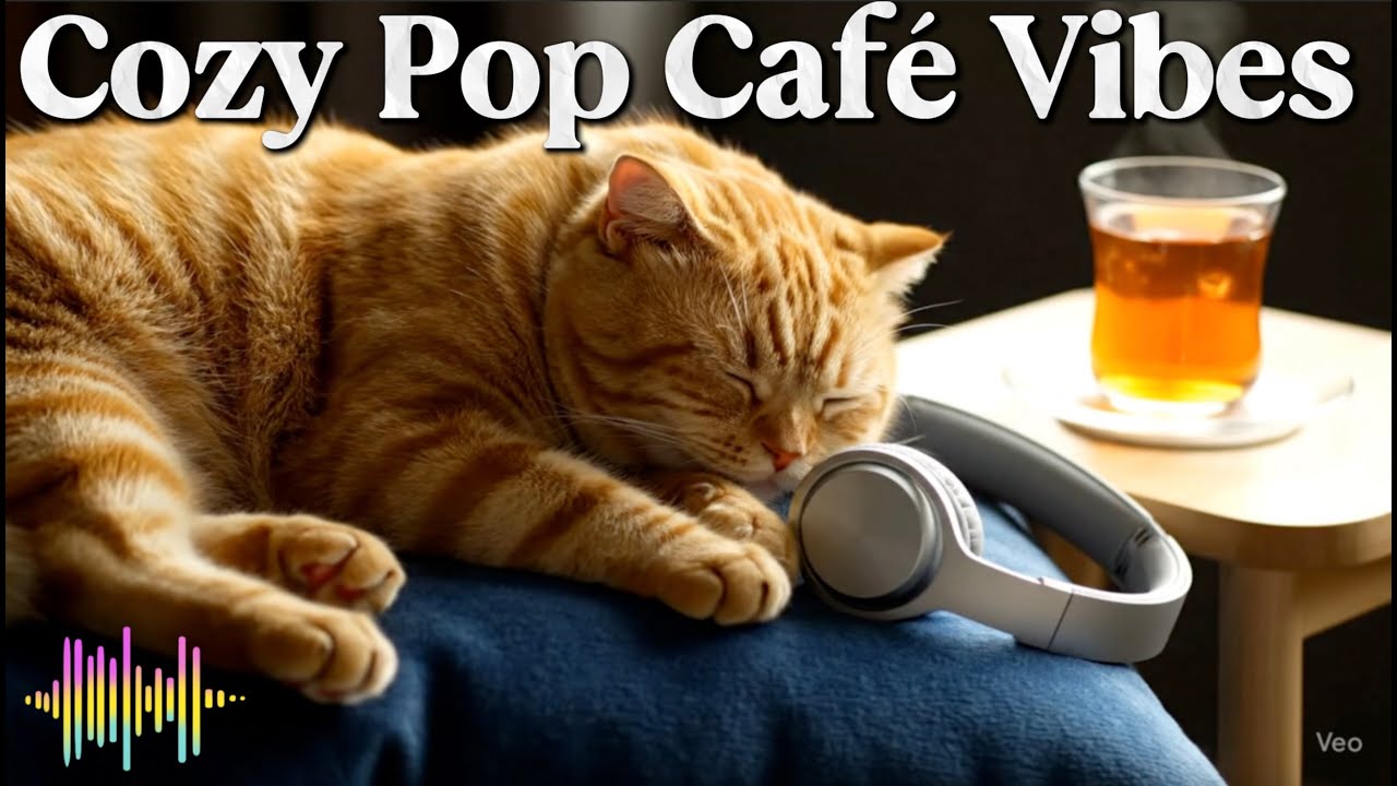Cozy Pop Café Live l Relax with smooth pop music , HOT THAI TEA, sleepy ...