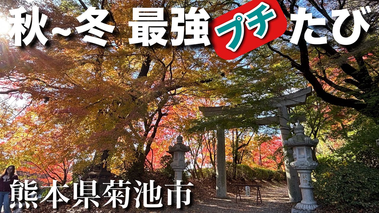 【熊本 プチたび 紅葉 グルメ 温泉】今回は熊本県菊池市から山鹿を訪れた旅の1日目、菊池市最強たび。清らかで豊富な水に恵まれた菊池。紅葉、名物馬丼、菊池米、温泉。訪れた場所全てが、コスパも質も大満足。
