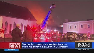 Fire Rips Through Church Rectory In Lawrence