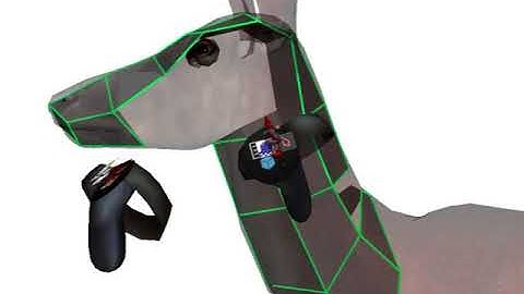 VR deer retopology Marui / Maya