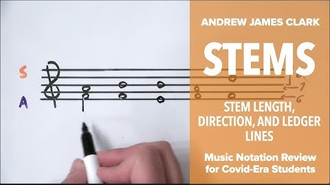Stems: Music Notation