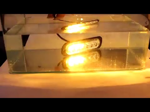 Стробоскоп, маячок, сигнальные огни 6 LED, 12-24В желтого цвета мигалка