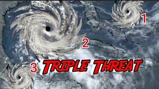 Triple Threat, Gulf Coast to Florida! Dr. Levi Cowan explains the chaos!