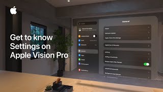 Get to know Settings on Apple Vision Pro | Apple Support screenshot 2