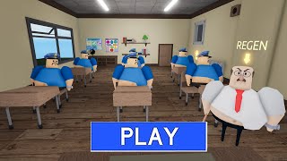 BARRY IS BACK TO SCHOOL? GREAT SCHOOL BREAKOUT #roblox #obby