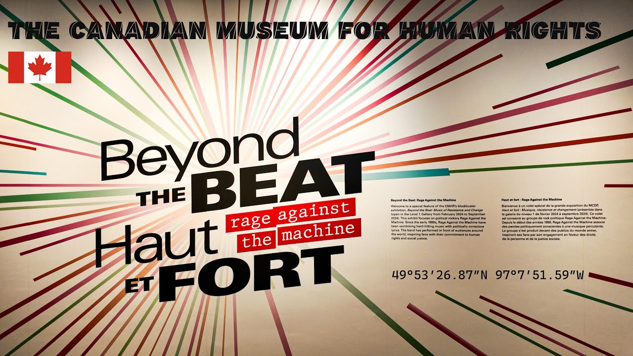 Beyond The Beat Exhibit At CMHR - Canada 4Kmp4 #canada #museum