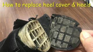 &quot; HOW TO REPLACE HEEL COVER &amp; HEELS &quot; &quot; boots&quot;  tayshoe repair charlotte nc