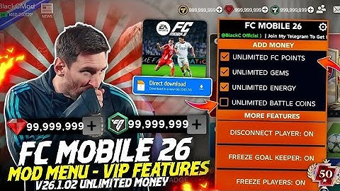 FC MOBILE MOD MENU V26.1.02 ✅ Unlimited Money, Fc Points - FC Mobile Mod Menu | Fc Mobile Mod Apk  