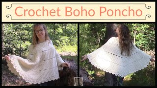 Crochet Bohemian Poncho -- Free Pattern!