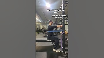 Thoracic Spine Extension Pails/Rails with band