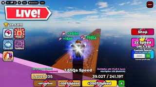 New Trick Unlock 😱 Live! 🔴+1 Speed Keyboard escape mod Roblox