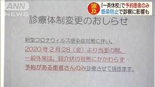 “一斉休校”で外来診療を制限　先駆けの千葉・市川(20/03/02)