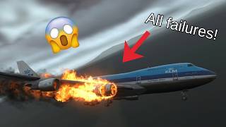 I tried to land a plane with all failures on!