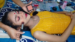 !ASMR Soft Makeup 💄 Tutorial ASMR Indian Full  Unlimited Relax 😍#asmr #asmrmakeup #softsounds #relax screenshot 1