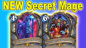 90% Winrate NEW Secret Mage Deck Is Beyond Good! Castle Nathria Mini-Set WILD | Hearthstone