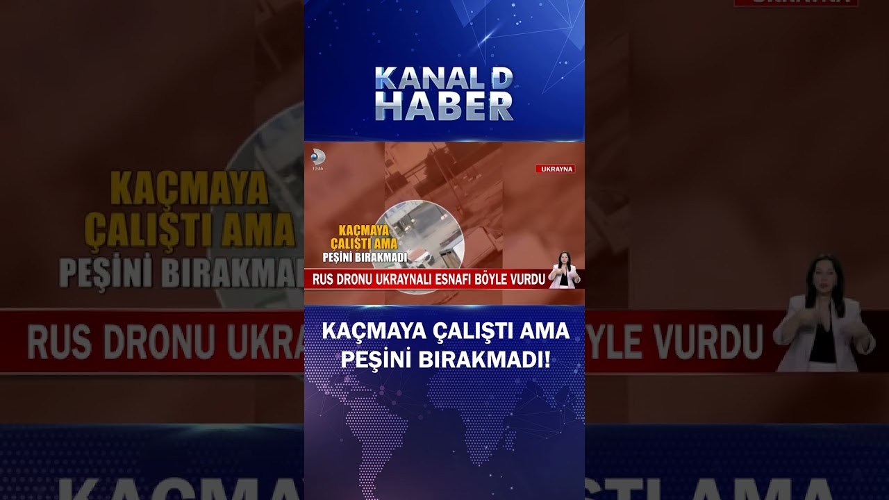 Rus Dronu Ukraynalı Esnafı Böyle Vurdu!
